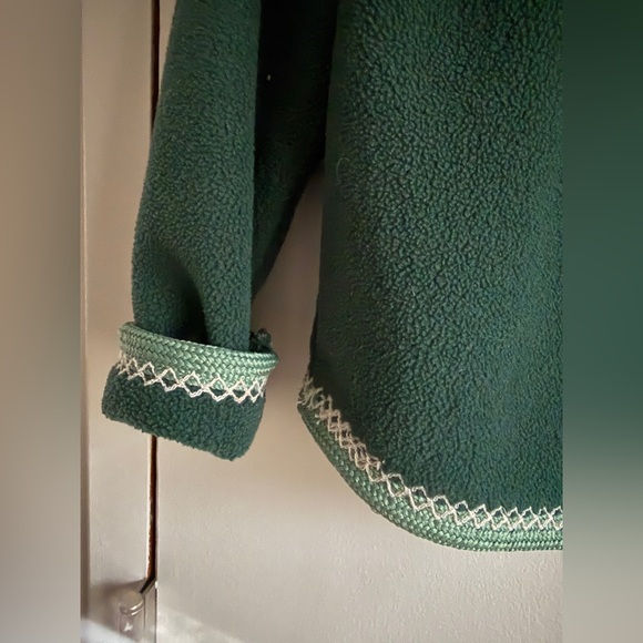 Hanna Andersson Baby Ponderosa Green Microfleece Hooded Jacket, MSRP $69, 2T - Picture 4 of 12